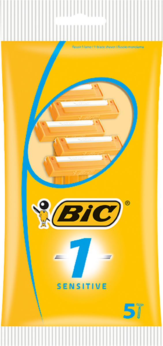 Станок бритвенный BIC sensitive 1 лезвие (уп.5шт)
