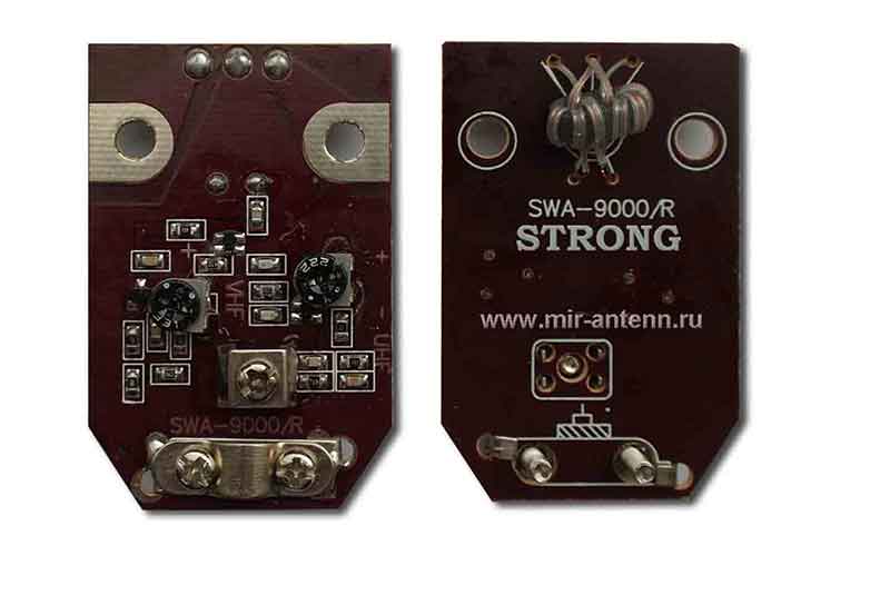 Плата усилителя антенного SWA-9000/R 2,8ДБ 20-100км (для антенны решетка) 