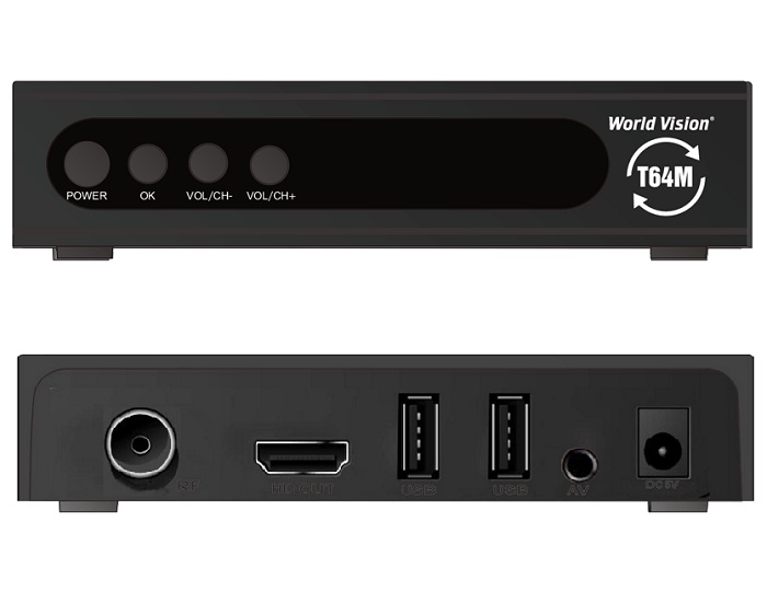 Тюнер для цифрового TV "WORLD VISION" T64M(DVB-T2/T/C)