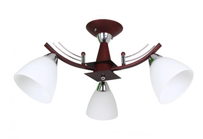 Люстра WINK 3х Е27 60W  хром  (A1501/3 st+mt+red+ch) 