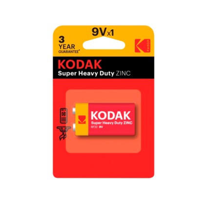 Батарейка крона 6F22 9V Kodak Heavy Duty
