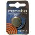 Батарейка таблетка CR2016 3v Renata D-20 H-1,6)
