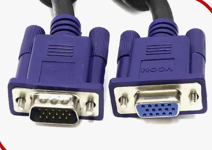 Шнур VGA plug штекер - VGA plug гнездо 1.8м 