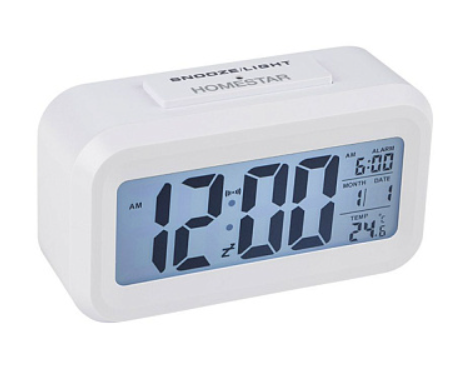 Часы электронные HOMESTAR HS-0110 белые