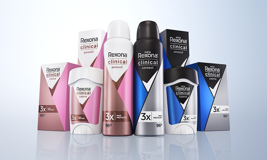 Дезодорант антиперспирант Rexona 96ч Men Clinical 150 мл