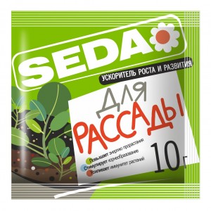 Удобрение SEDA Ускоритель роста и развития для рассады 10гр