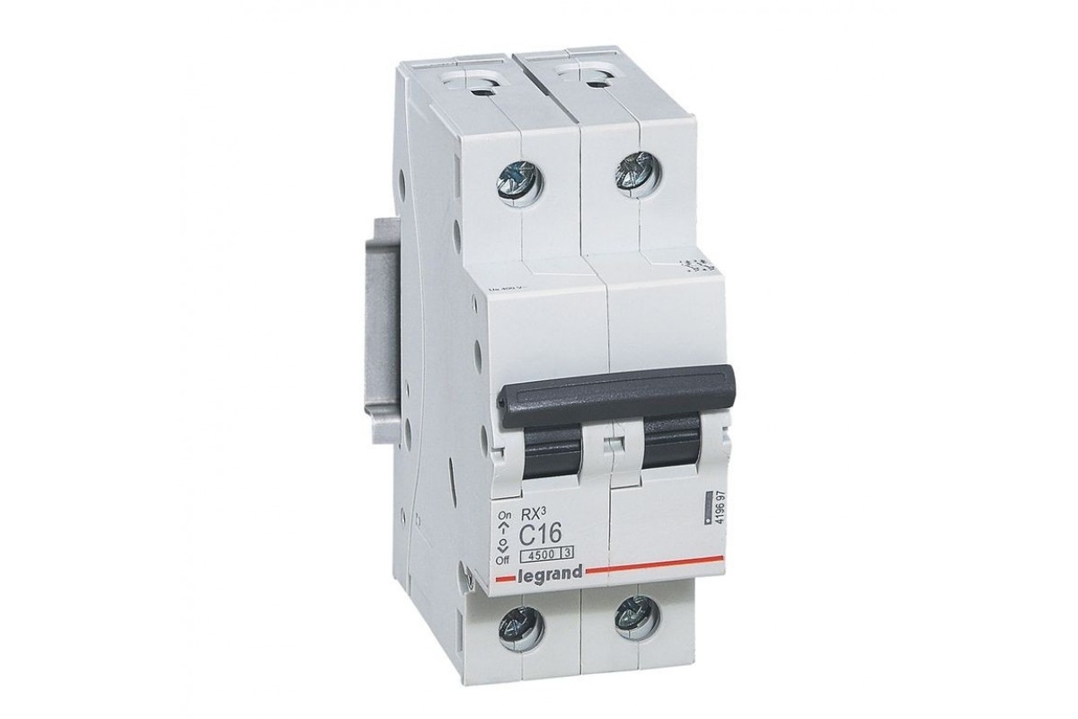 Авт выкл  Legrand  RX³ 2P С40A 4,5kA (419701)