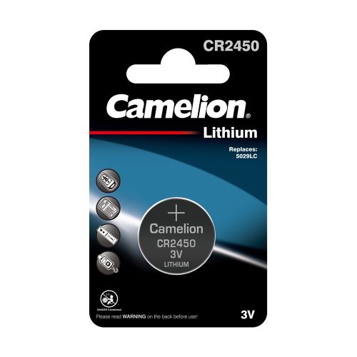 Батарейка таблетка CR2450 3v Camelion D-24,5 H-5,0