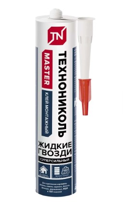 Клей ЖГ Технониколь монтажный Суперсильный (280 мл) белый 100кг/м2
