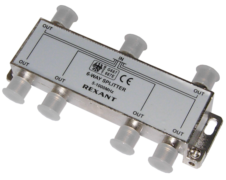 Разветвитель  телевизионный антенный TV FV-6