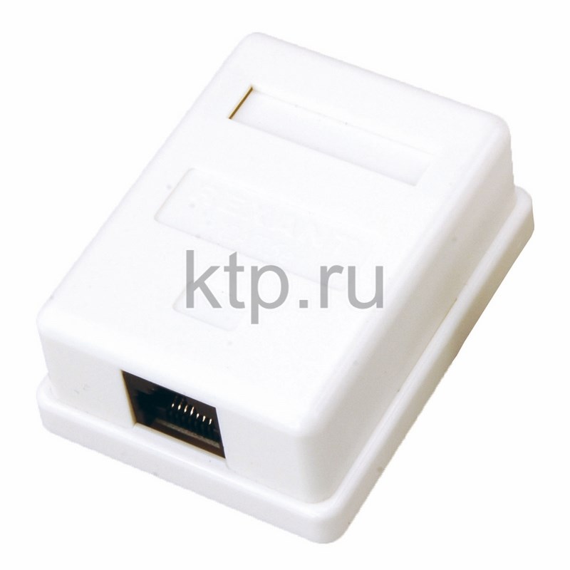 Розетка компьютерная 1хRJ-45  кат -5E открытой установки 