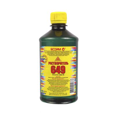 Растворитель Р-649 0,5л пэт. ЯСХИМ