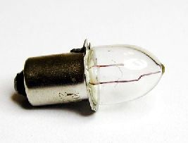 Лампа для фонарика с бортиком 4,8v 0.5A 