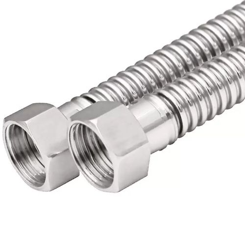 Подводка для газа сильфонная 1/2" гайка-гайка 0,5 м