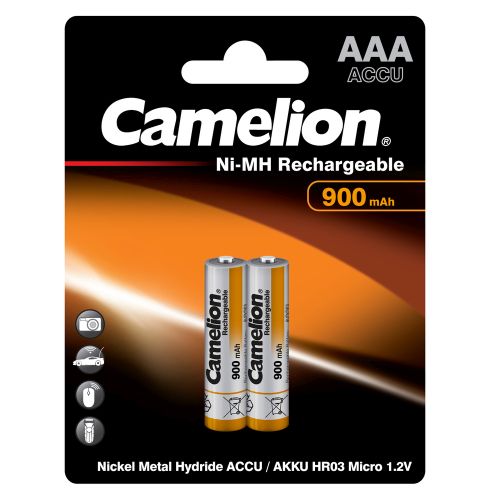 Аккумулятор AAA Camelion  900mAh Ni-Mh BL-2  