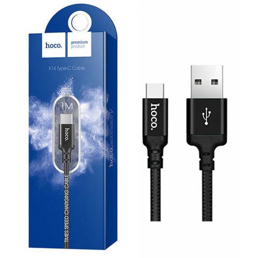 Шнур удлинитель USB 2,0 - TYPE-C (2,0м) hoco X14