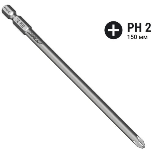 Бита насадка крестовая PH2х150 мм, NOX COREBIT 335150-4