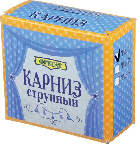 Карниз струнный с зажимами №1