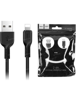 Шнур удлинитель USB 2,0 - iPhone lightning (1,0м) HOCO X13