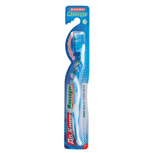 Зубная щётка Доктор Клин, MASSAGER (Массажёр) medium (средняя) 