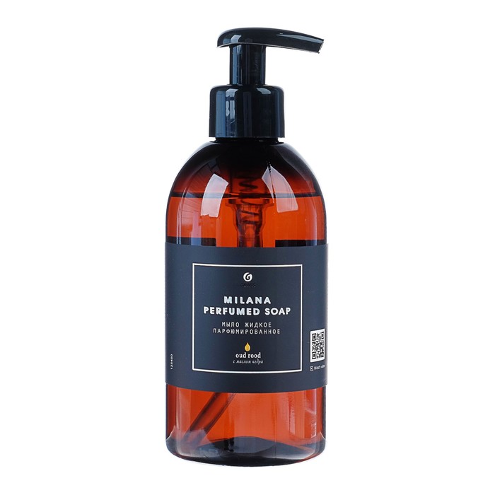 Мыло жидкое парфюмированное GRASS "Milana Oud Rood" 300мл 125450