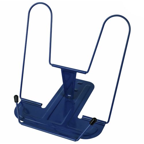 Подставка для книг BRAUBERG LINE+, металлическая, синяя, 238071