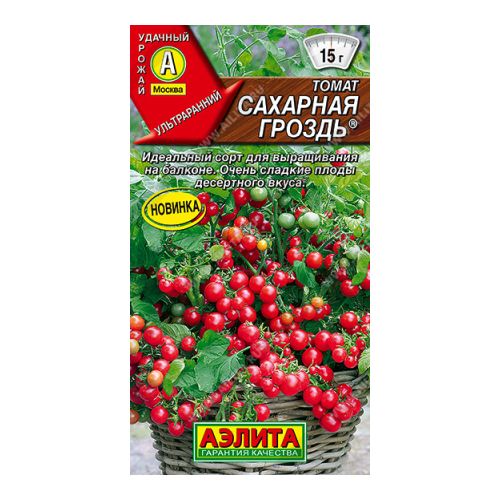 Семена Томат Сахарная Гроздь, 20шт., Аэлита