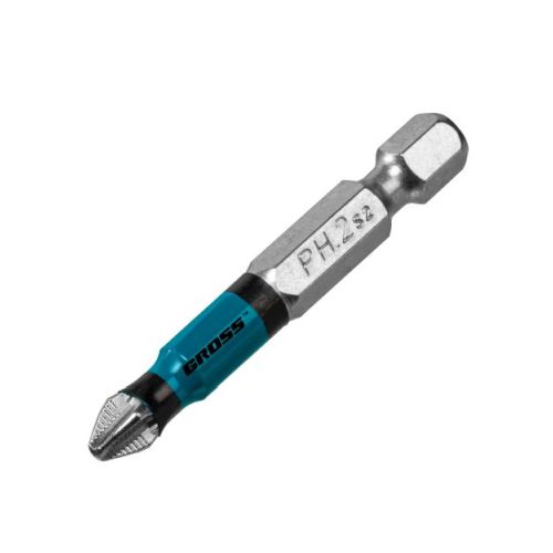 Бита насадка крестовая PH2х 50 мм, сталь S2, GROSS 11264