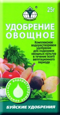 Удобрение Растворин А Овощное "Буйские удобрения" 20гр