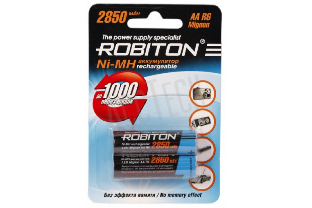 Аккумулятор 2850 МН АА  ROBITON