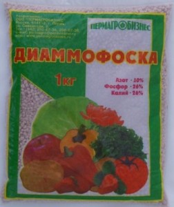 Удобрение Диаммофоска 1кг (азот 10%, фосфор 26%, калий 26%) Пермагробизнес