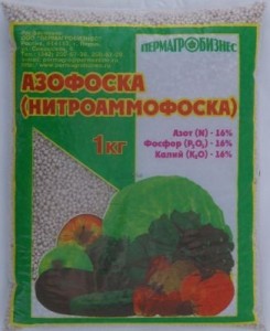 Удобрение Азофоска (нитроаммофоска) 1кг (азот 16%, фосфор 16%, калий 16%) Пермагробизнес