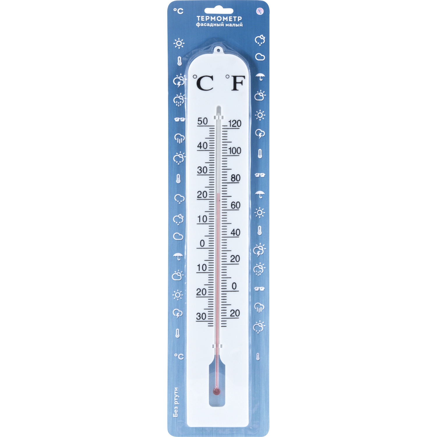 Термометр оконный уличный ТБ-45М (-50 +50) 