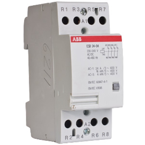 Контактор  ABB ESB-24-04 24А 220AC