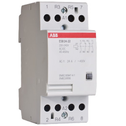 Контактор  ABB ESB-24-22 24А  24AC/DC