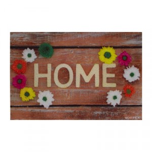 Коврик влаговпитывающий Samba 40*60 см "Home", цветочный вальс, 24339 VORTEX
