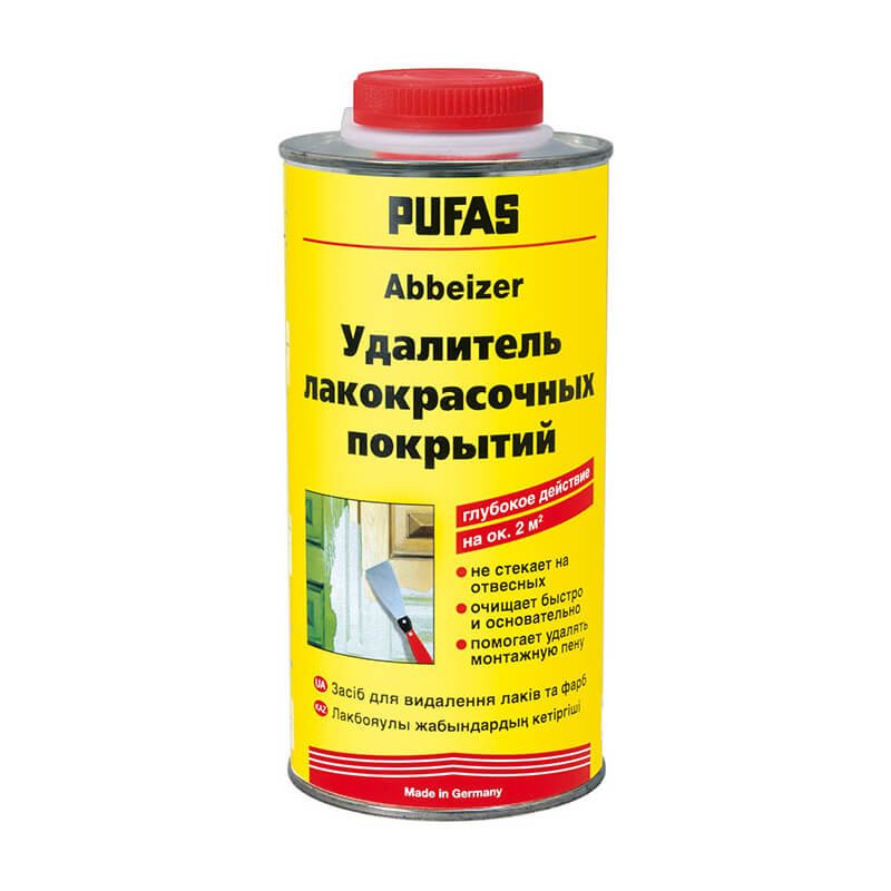Средство удалитель лакокрасочных и дисперсионных красок Pufas Abbeizer N147 (0,75 кг)