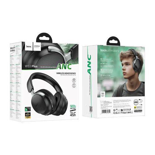 Наушники полноразмерные Bluetooth / 3.5 мм Hoco, W53 Plus