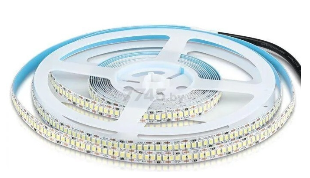 Лента  светод. SMD 2835 12V 18Вт/1м 3000K (240 LED/1м) IP20  V-TAC  SKU-2165 (уп.5м)