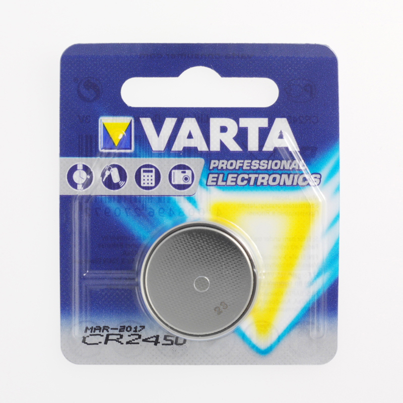 Батарейка таблетка CR2450 VARTA 3v D-24,5 H-5,0