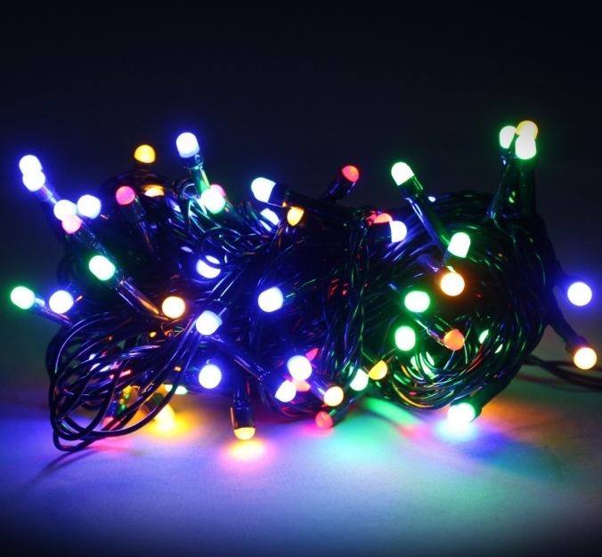 Гирлянда светодиодная 200 LED multicolor, 9м (с контроллером)
