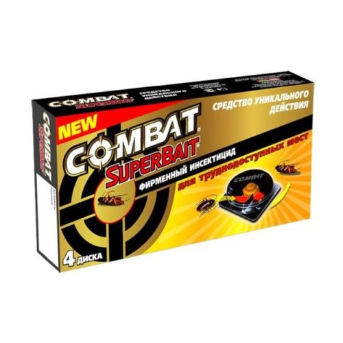 Ловушки тараканов "Combat Super Bait", Henkel (4 шт)