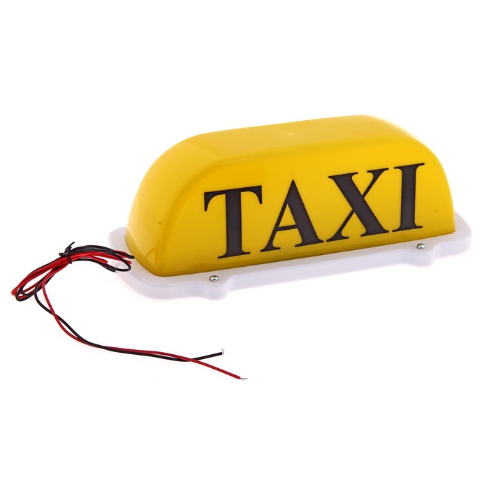 Знак "TAXI" с подсветкой на магните TX200