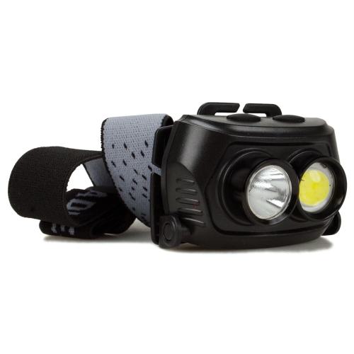 Фонарь светодиодный налобный аккумуляторный 2 LED Sh-A09D