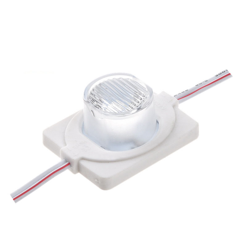 Модуль светодиодный линза выпуклая(1диод) 12V 1,5W  IP-68