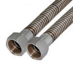 Подводка для газа сильфонная 1/2" гайка-гайка 1,5 м