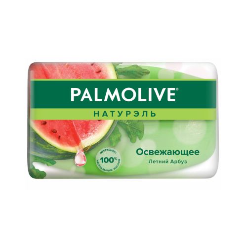 Мыло туалетное PALMOLIVE НАТУРЭЛЬ "Летний арбуз", освежающее 90гр