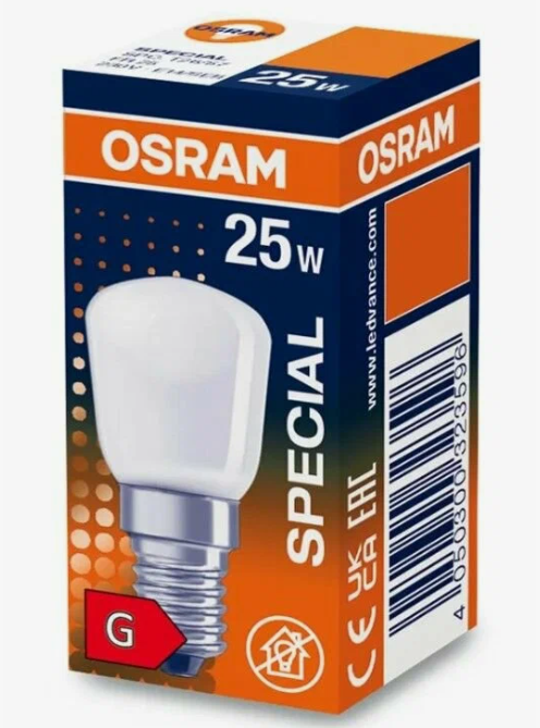 Лампа накаливания Е14 РН 220в 25Вт OSRAM SPC.T26/57