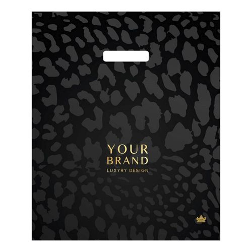 Пакет подарочный ПВД с вырубной ручкой 45*38 см 60 мкм YOUR BRAND LUXYRY DESIGN