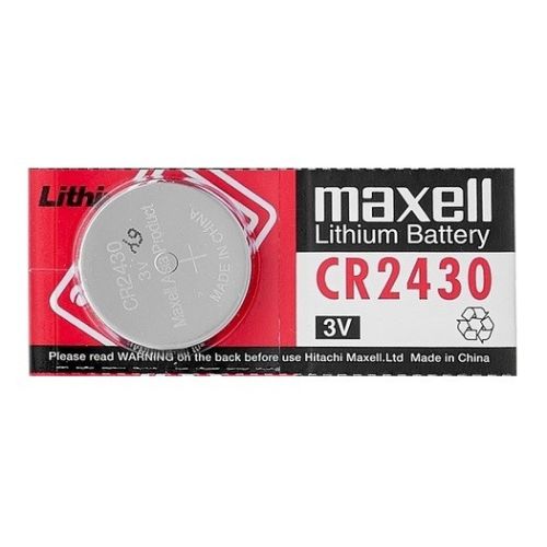 Батарейка таблетка CR2430 3v Maxell D-24,5 H-3,0